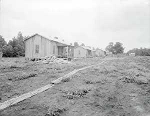 Mississippi United States Of America Prints: New cabins at Hill House, Mississippi, 1936. Creator: Dorothea Lange