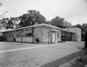 Public Library Prints: New Canaan Public Library, New Canaan