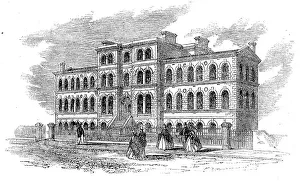 Cancer Prints: The new cancer hospital at Brompton, 1862. Creator: Unknown