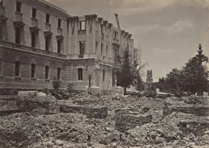 Columbia Prints: The New Capitol, Columbia, South Carolina, 1860s. Creator: George N. Barnard