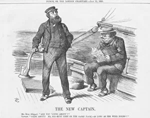 Lord Salisbury Collection: The New Captain, 1885. Artist: Joseph Swain