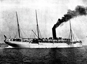 Steamboat Prints: The new Castle Line mail steam-ship 'Carisbrook Castle'