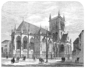 Scott Gilbert Prints: The New Chapel of St. John's College, Cambridge, 1869. Creator: Unknown