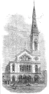 Campanile Prints: New chapel at Westminster, 1865. Creator: Unknown
