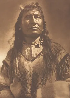 Photogravure Prints: New Chest - Piegan, 1910. Creator: Edward Sheriff Curtis