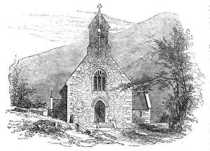 New Church, built by Sir Benjamin Hall, at Abercarn, South Wales, 1854. Creator: Unknown