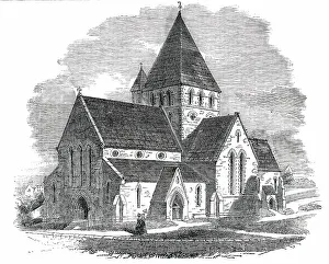 Gilbert Scott Prints: New Church of St. Ann, in the Isle of Alderney, 1850. Creator: Unknown