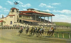 Club House Gallery: New Club House and Grand Stand, Agua Caliente Jockey Club, c1939