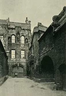 Unwin Collection: New College Gate and Lane, 1902. Creator: Unknown
