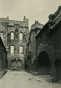 T Fisher Unwin Collection: New College Gate and Lane, 1902. Creator: Unknown