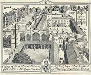 New College, Oxford, c1905. Artist: Edmund Hort New