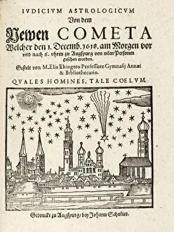 Day Of Judgement Gallery: A new Comet viewed from Augspurg, Germany on 1 December, 1618, pub. 1618. Creator