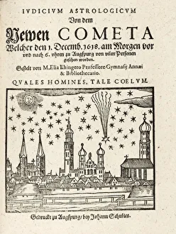 Comet Gallery: A new Comet viewed from Augspurg, Germany on 1 December, 1618, pub. 1618. Creator