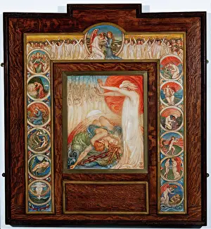 Burne Jones Edward Prints: The New Creation - Awakening, 1887. Creator: Phoebe Anna Traquair
