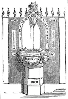 Donation Prints: New drinking-fountain in Fleet Street, 1860. Creator: Unknown