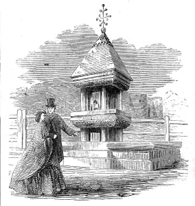 Donation Prints: New drinking-fountain at Scarborough, 1860. Creator: Unknown