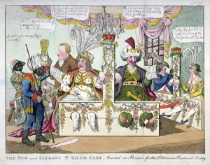Theatrical Costume Collection: The new and elegant St Giless Cage... 1802. Artist: Williams