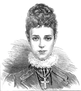 Maria Feodorovna Prints: The new Empress of Russia, 1881. Creator: Unknown