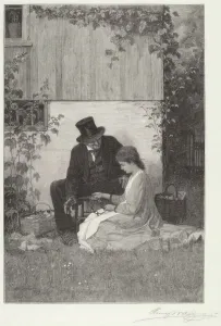New England Prints: A New England Peddler, 1885. Creator: Henry Wolf