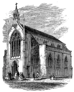 New English church at St. Pierre, Calais, 1862. Creator: Unknown