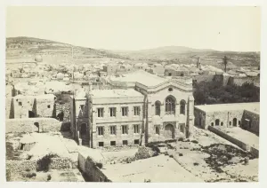 F Frith Co Prints: The New English Church from the Tower of Hippicus, Jerusalem, 1857