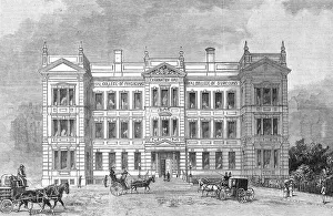New Examination Hall of the Royal Colleges of Surgeons and Physicans, Victoria Embankment, 1886. Creator: Unknown