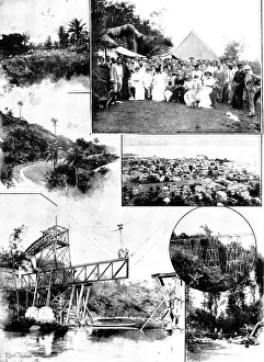Africans Prints: The New Government Railway from Sierra Leone towards the interior: scenes along the line