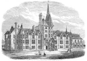 Hackney London England Prints: The new hospital for French Protestants, Victoria Park, 1865. Creator: Unknown