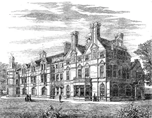 Childrens Hospital Prints: The new Hospital for Sick Children, Brighton, 1881. Creator: Unknown