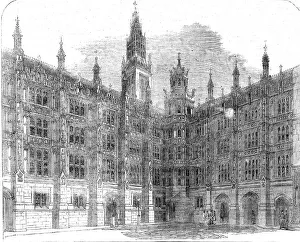 New Palace Yard Prints: The New Houses of Parliament - Entrance to the Star-Chamber Court