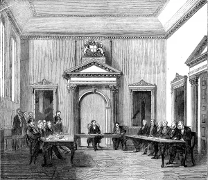 Council Chamber Prints: The New Indian Council Chamber, 1858. Creator: Unknown