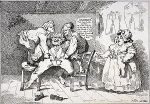 John Nixon Prints: New invented elastic breeches, 1784. Artist: John Nixon