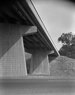 Highway Prints: New Jersey Turnpike, 1952. Creator: Gottscho-Schleisner, Inc