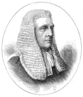 Barrister Prints: The new judge, Mr. Justice Denman, 1872. Creator: Unknown