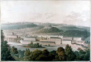 Cotton Gallery: New Lanark Mills, Scotland, c1815