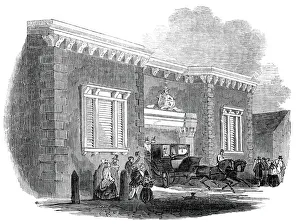 Royal Visit Gallery: New landing place, at East Cowes, built for Her Majesty, 1845. Creator: Unknown