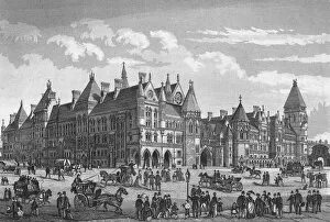 Busy Gallery: The New Law Courts, Westminster, London, c1878 (1878)