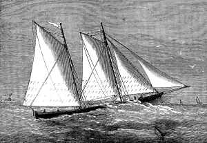 Lifesaving Prints: The new life-ship Peronelle, 1873. Creator: Unknown