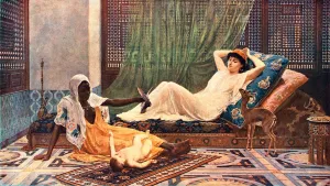 Frederick Prints: A New Light in the Hareem, 1884, (c1902). Creator: Unknown