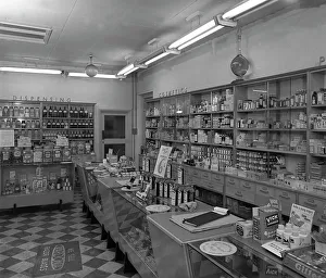 Barnsley Prints: New Lodge Road Co-op self service supermarket, Barnsley, South Yorkshire, 1957. Artist