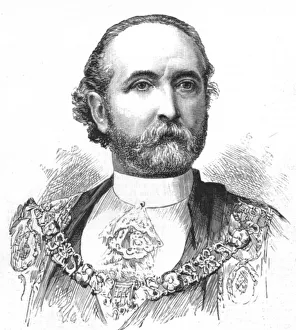 Chain Of Office Gallery: The new Lord Mayor and Sheriffs; Mr Alderman Whitehead, Lord Mayor, 1888. Creator: Unknown