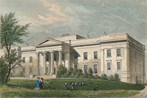 Th Shepherd Gallery: New Merchant Maiden Hospital, Lauriston Lane, Edinburgh, c1830. Creator: J Henshall