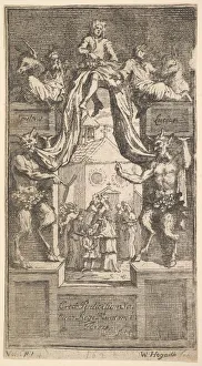 Relig Prints: The New Metamorphosis: Frontispiece, Vol. 1, 1724. Creator: William Hogarth