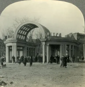 The New Metro or Subway Station in the Sokolniki Region of Moskva (Moscow), U.S.S The New Metro or Subway Station in the Sokolniki Region of Moskva (Moscow), U.S.S