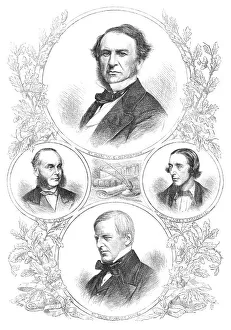 Viscount Sherbrooke Prints: The New Ministry: Lords of the Treasury, 1869. Creator: Unknown