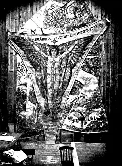 Georg Meisenbach Prints: New Mosaics at St. Paul's Cathedral: cartoon of the Angel of the Creation
