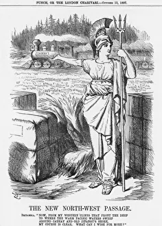 The New North-West Passage, 1887. Artist: Joseph Swain