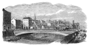 Cast Iron Prints: The new Northgate iron bridge at Cork, 1864. Creator: Unknown