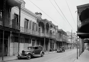 Parked Car Prints: New Orleans photographs, 1935. Creator: Gottscho-Schleisner, Inc