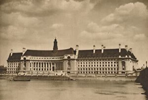 Greater London Council Gallery: The New Palace on the Thames that is the Headquarters of the London County Council, c1935